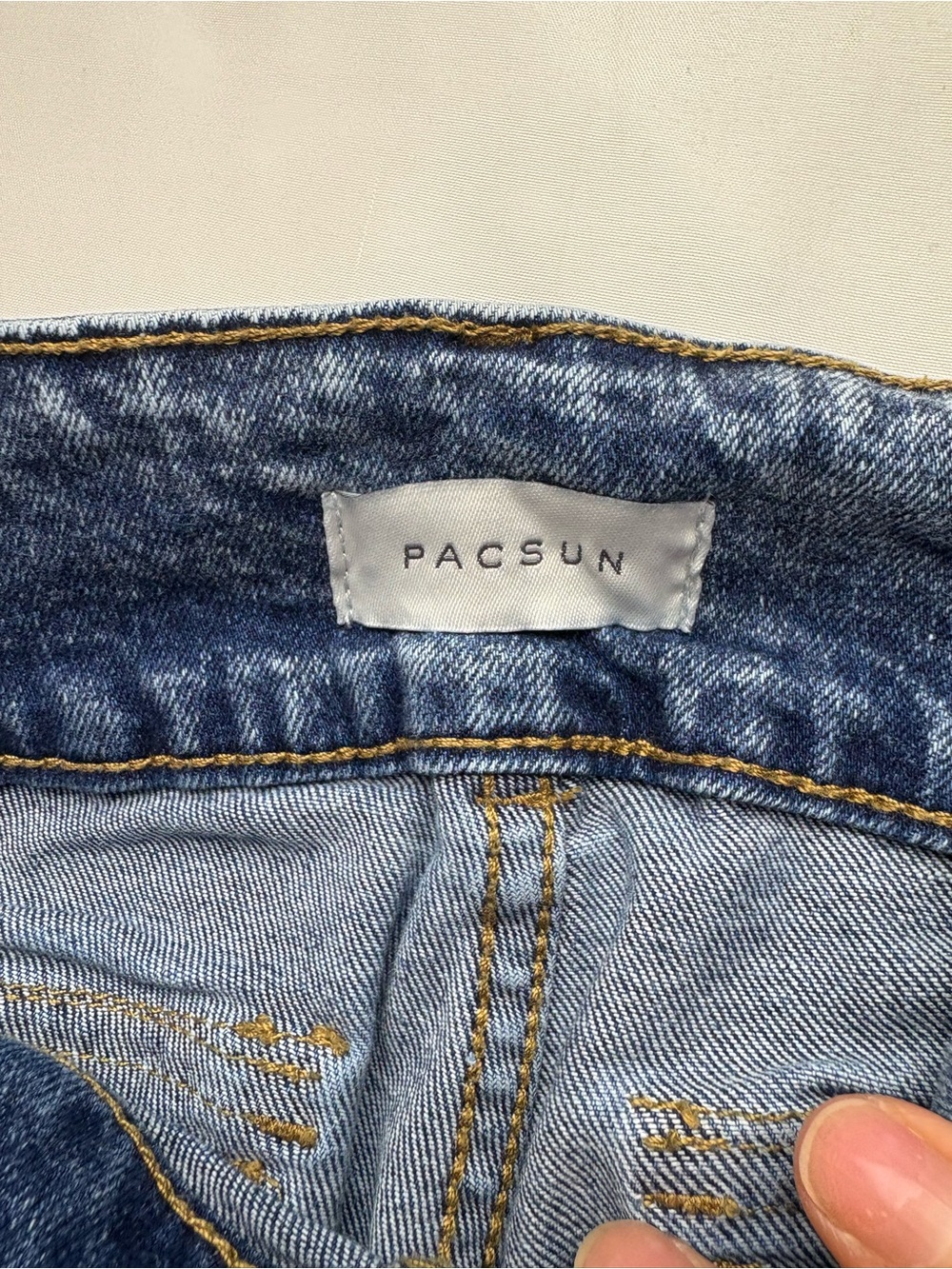 PacSun Classic Two-Tone Denim Jeans - Blue